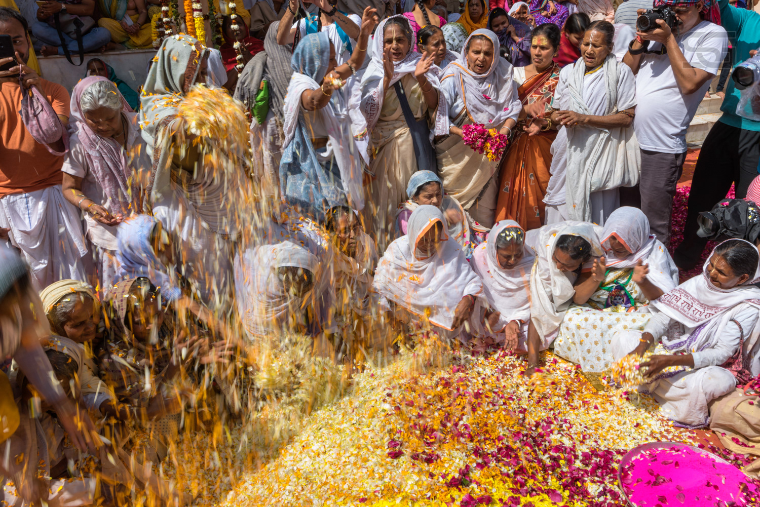 Widow Holi in Vrindavan, Mathura, India
