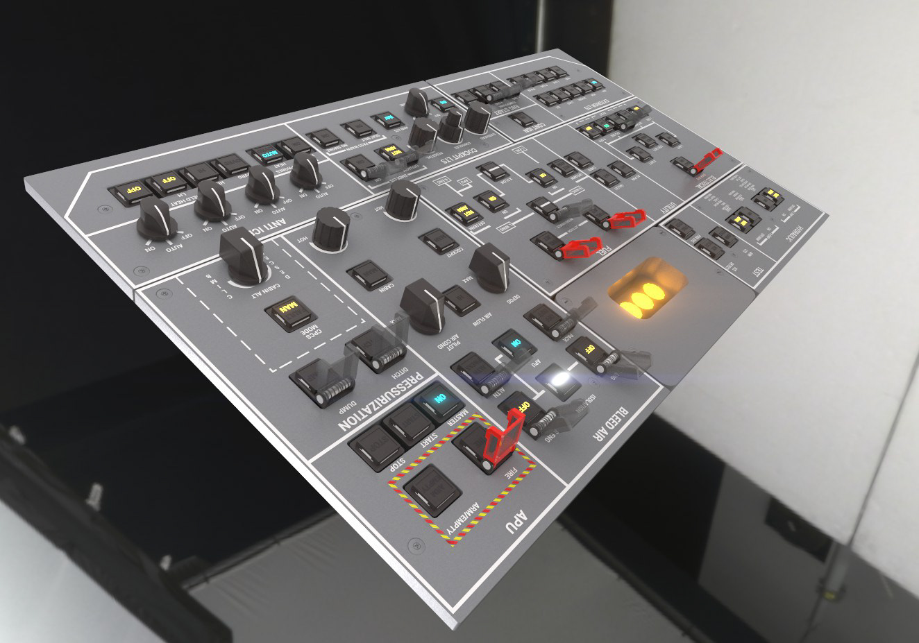 Overhead Control Panel Detail
