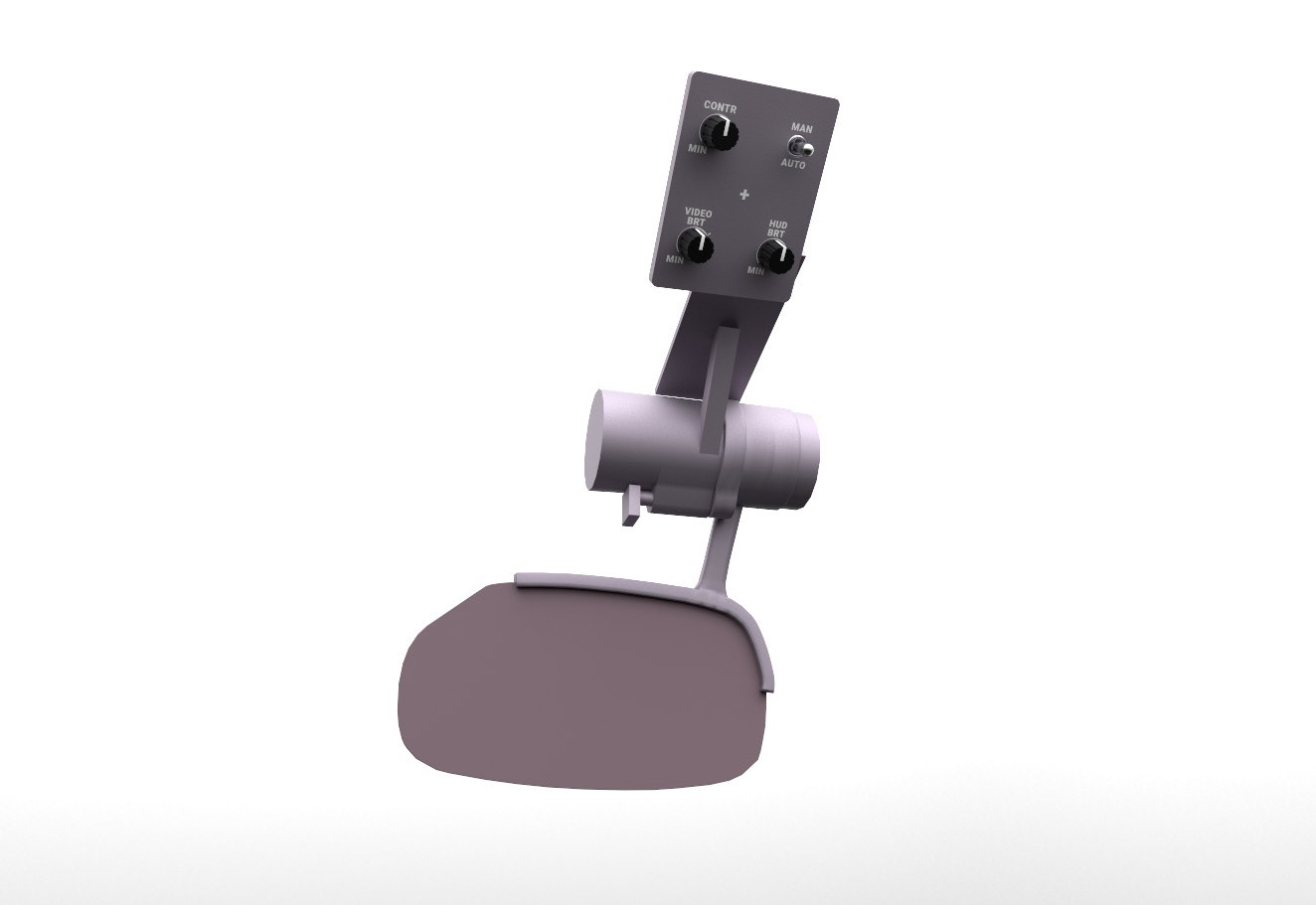 "Heads Up Display" Render from Adobe Substance