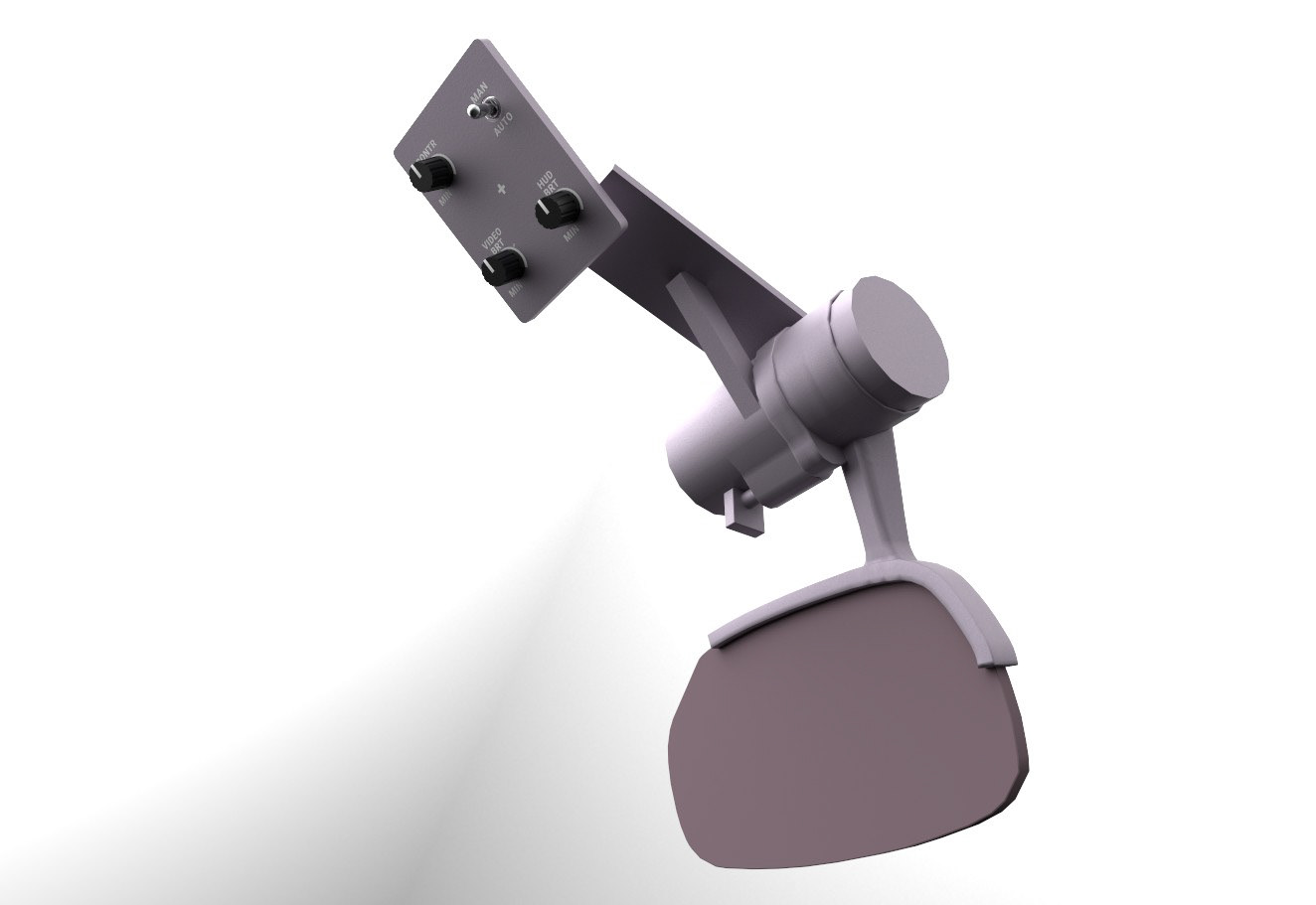 "Heads Up Display" Render from Adobe Substance