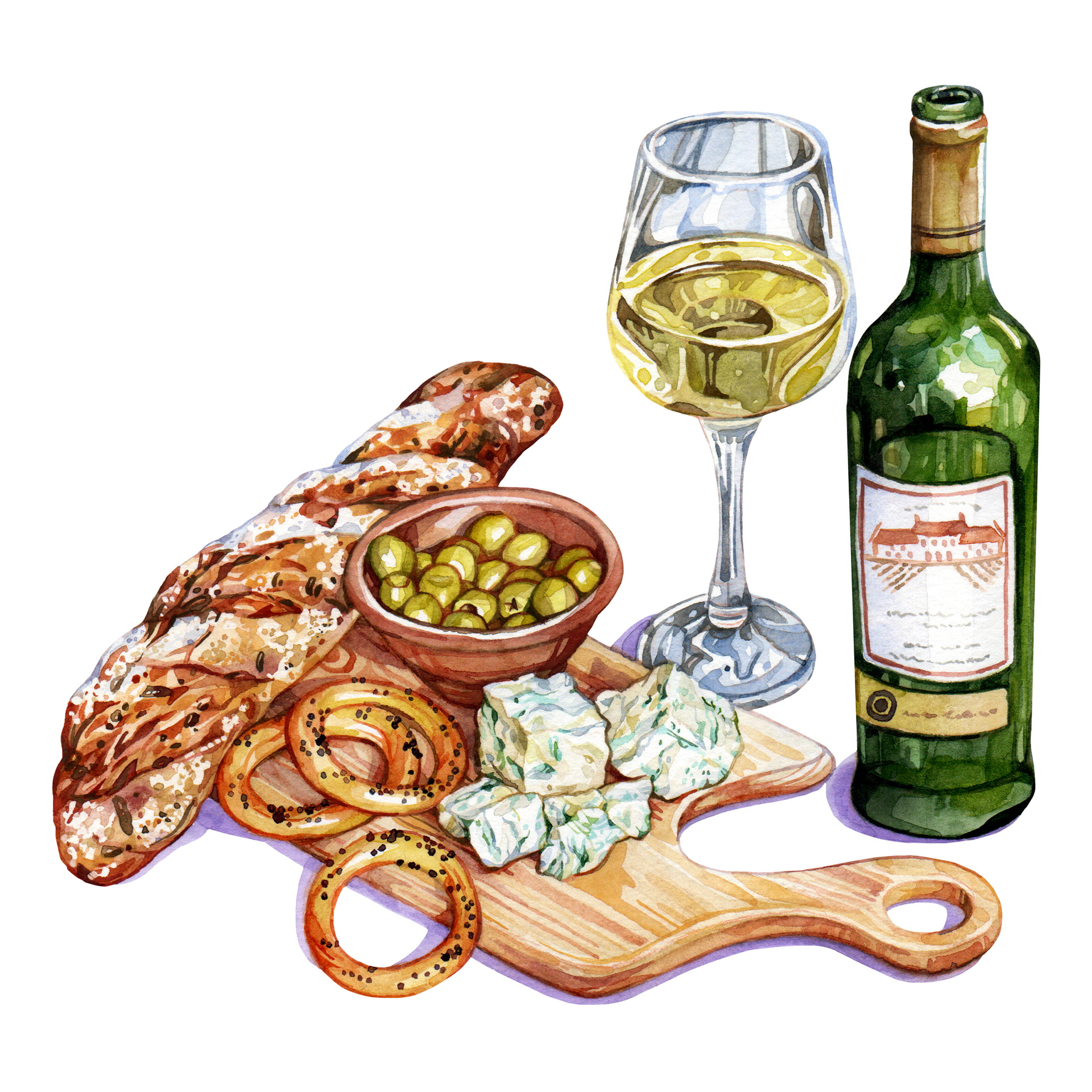 Original Cheese Painting - 225€ (21 x 21cm)