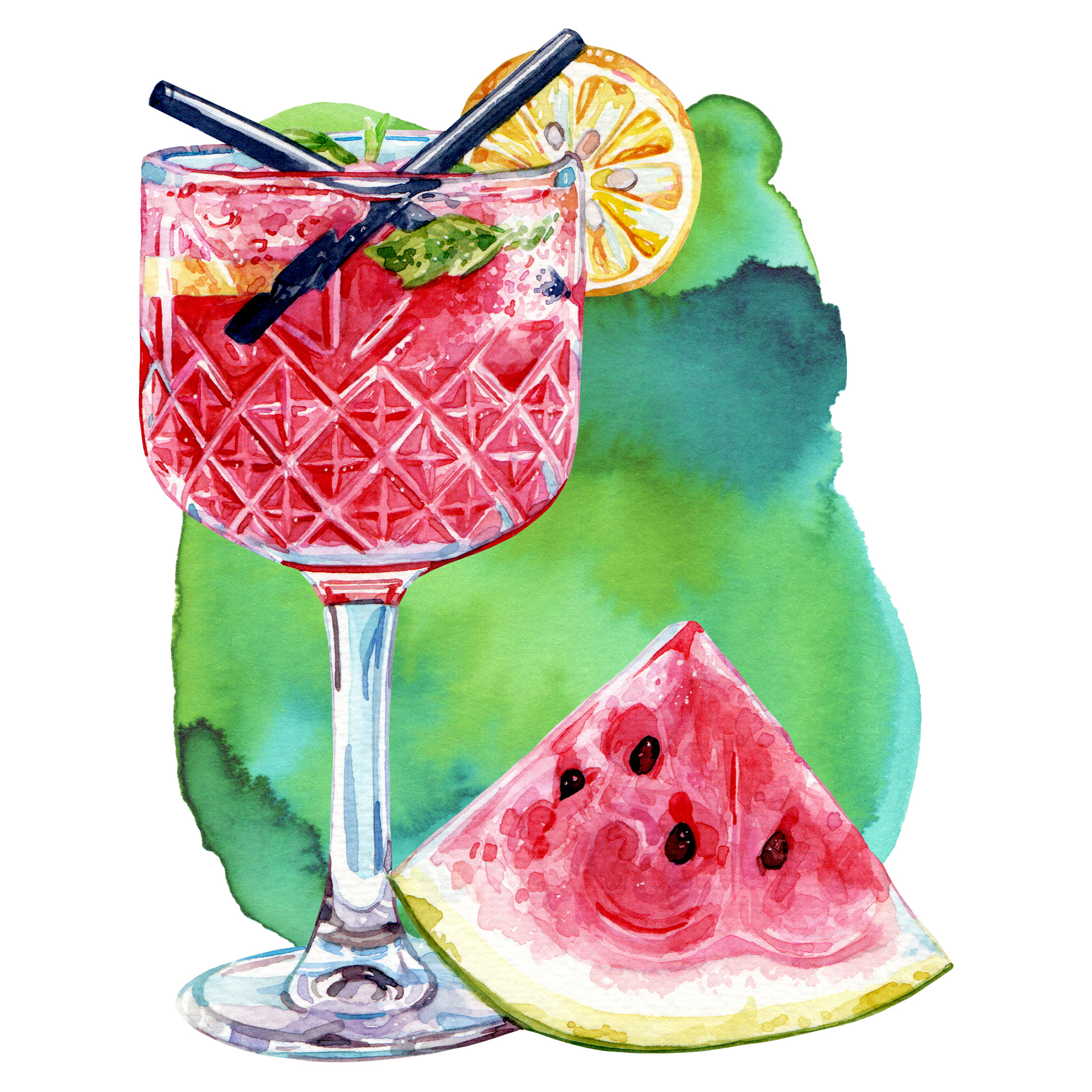 Watermelon cocktail