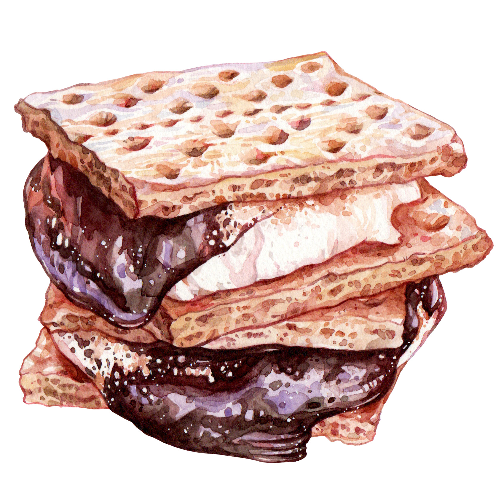 Original S'Mores Painting - 60€ (15 x 15 cm)