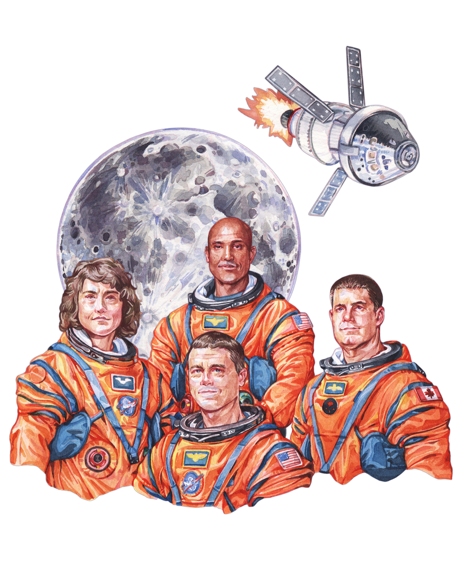 Artemis II crew