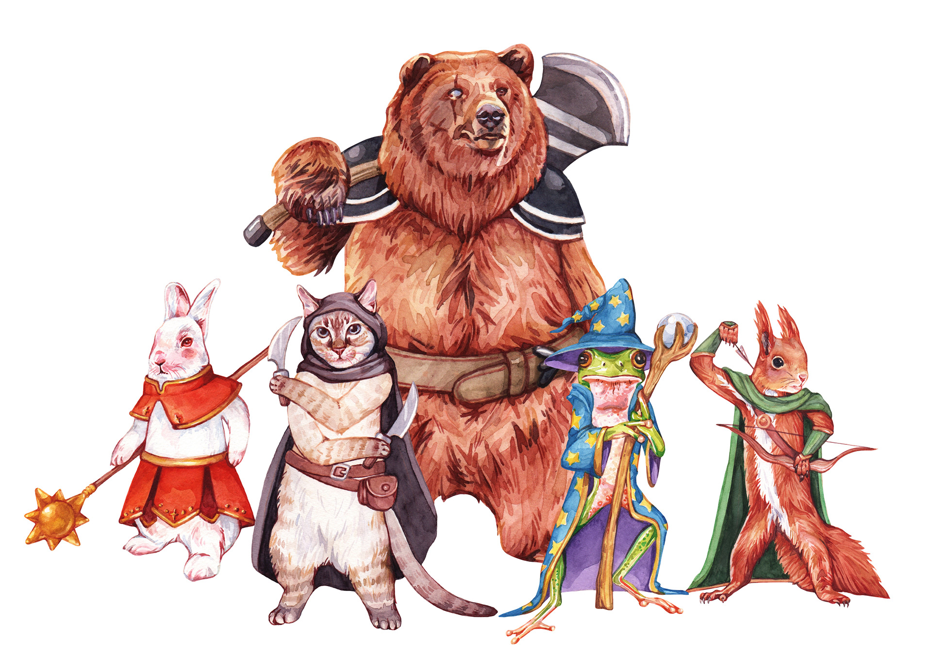 Dungeons and Dragons inspired animals