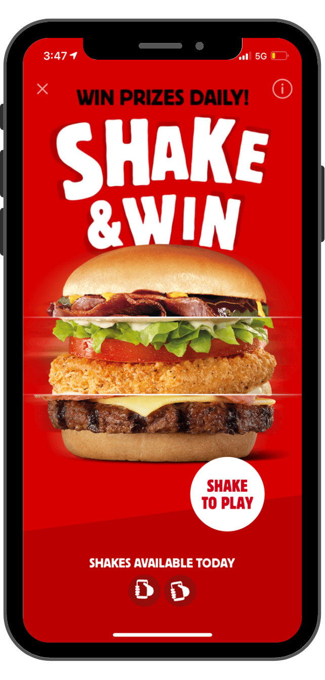 Hungry Jacks - Shake & Win
