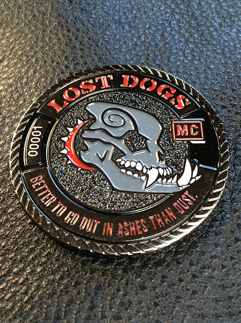 vector illustration - challenge coin
