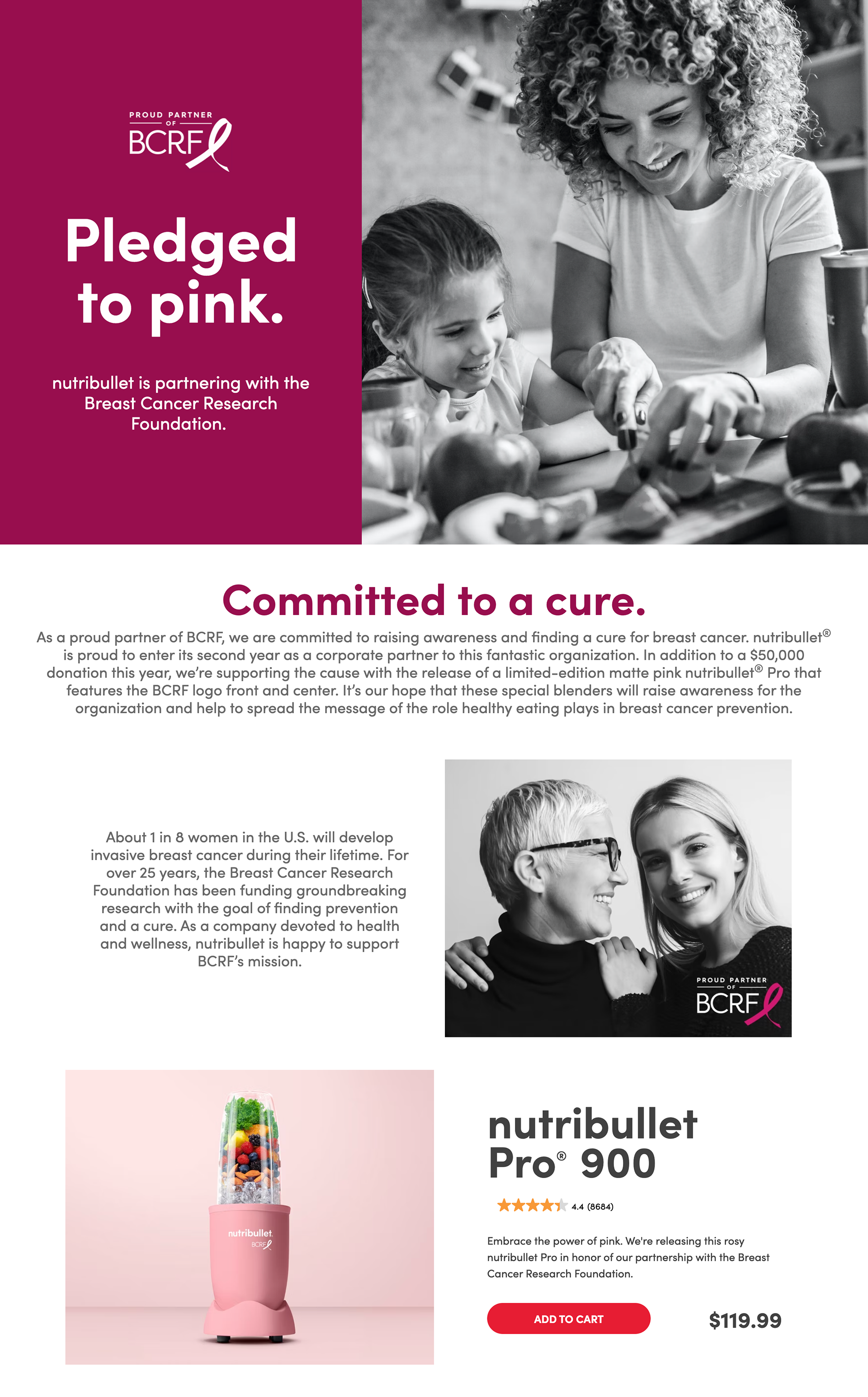 Brett Segall - nutribullet x BCRF Partnership