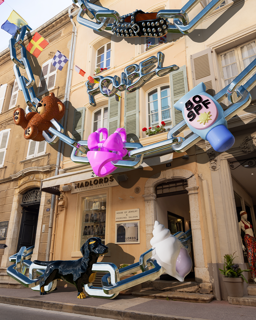 2D/3D Social media product announcement graphic for Mad Lords