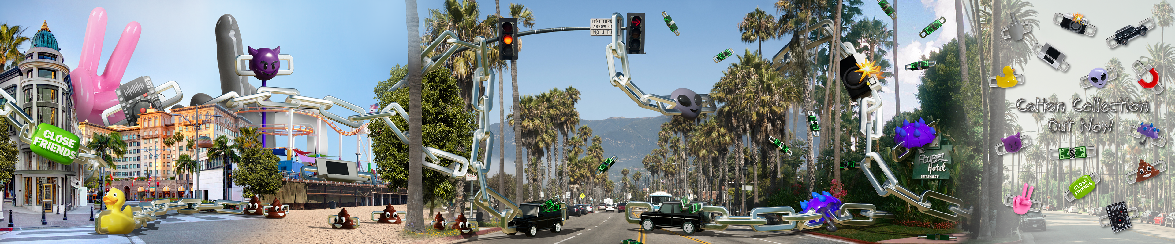 2D/3D Instagram carousel product announcement