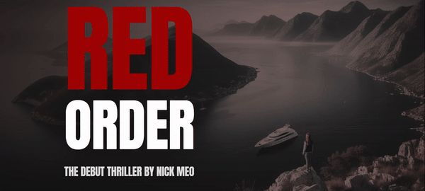 Website design for thriller author