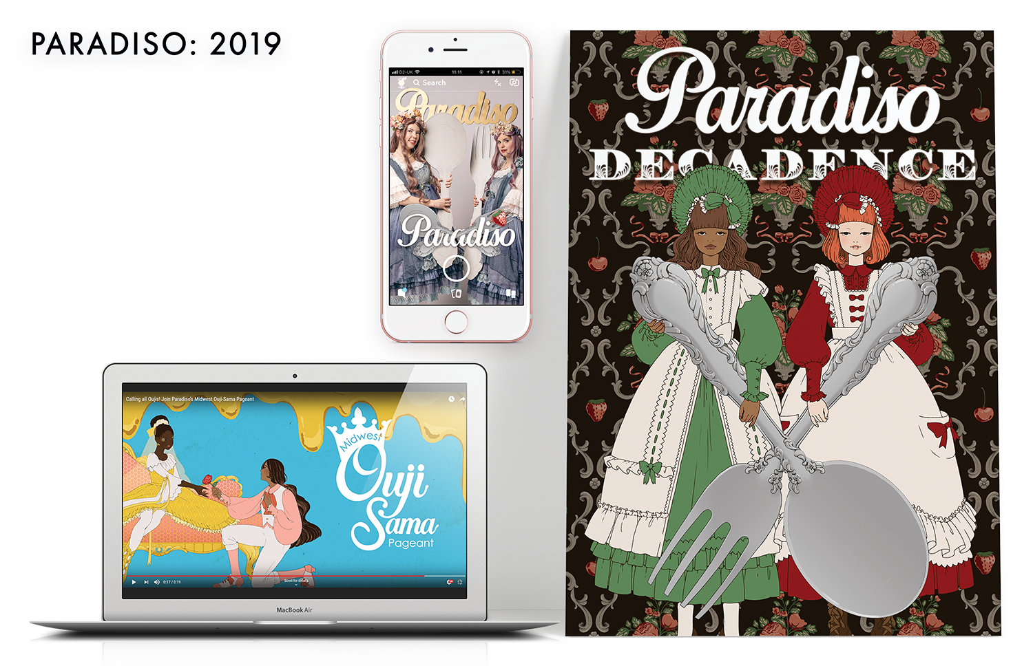 I have expanded Paradiso’s content into promotional videos, custom profile frames, snapchat filters, and custom made props and decor for our theme.