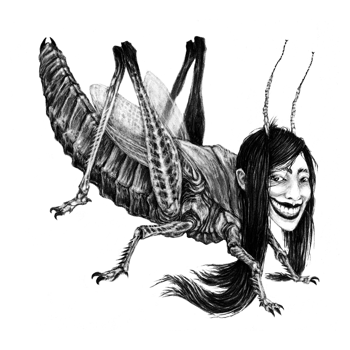 Character illustration for local hip-hop duo The Black Creatures.