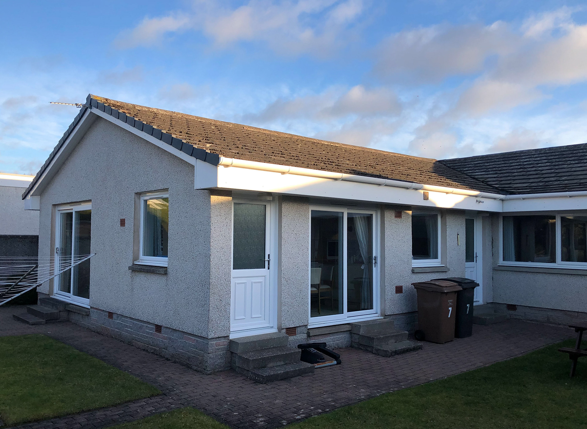 A rear 1990s extension