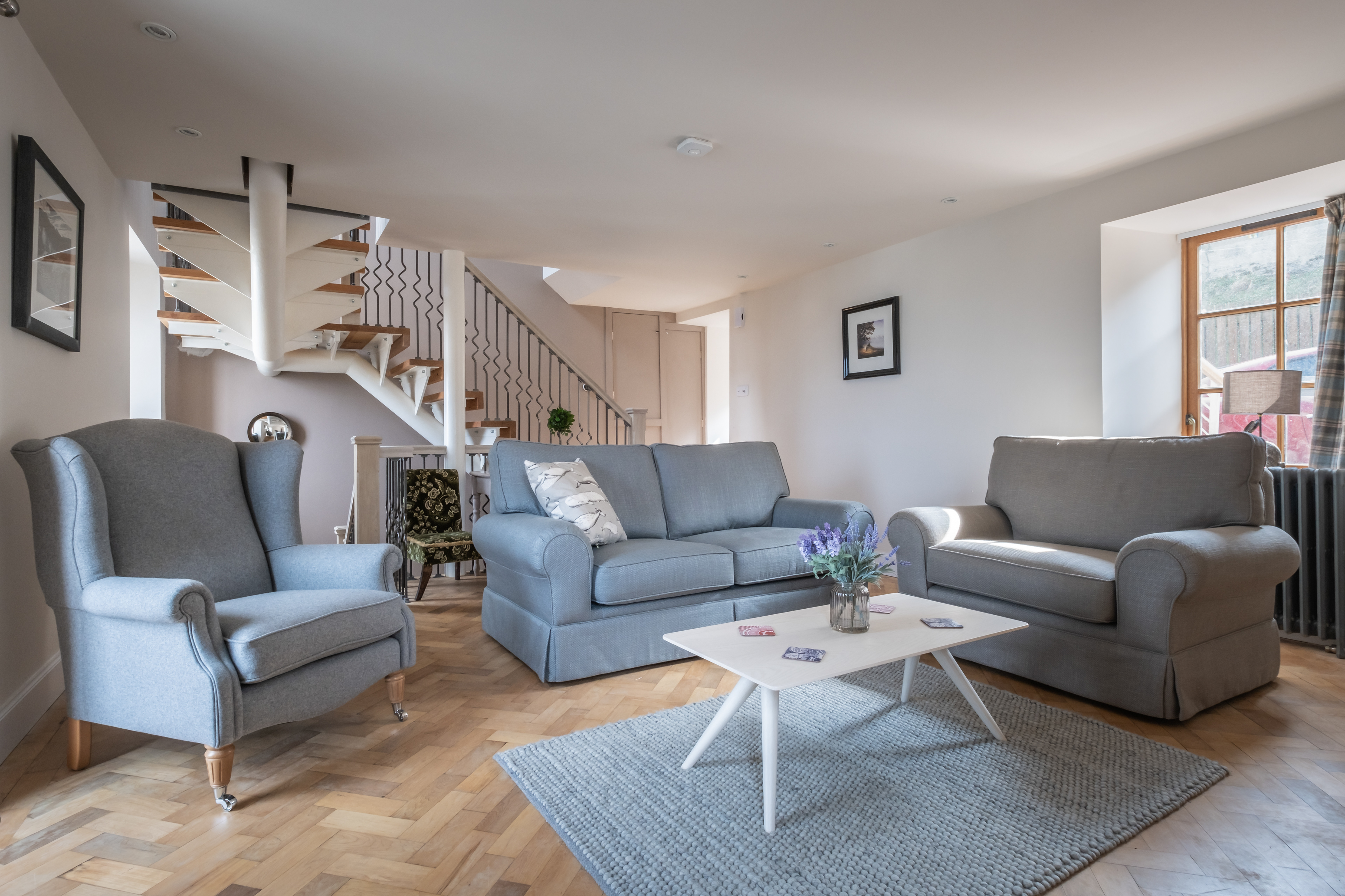 Open plan living room
