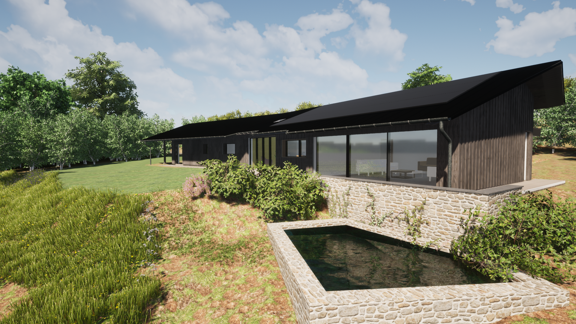 A Passivhaus design for a family home near Insch