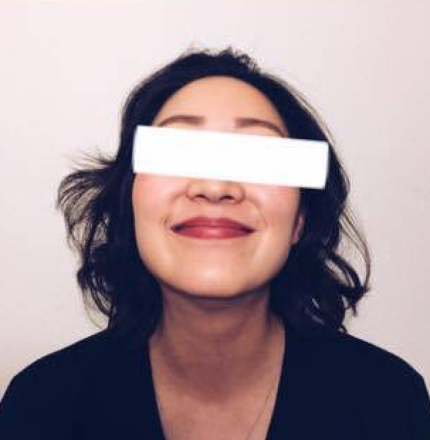 passport photo bloopers with white censor bar across the eyes