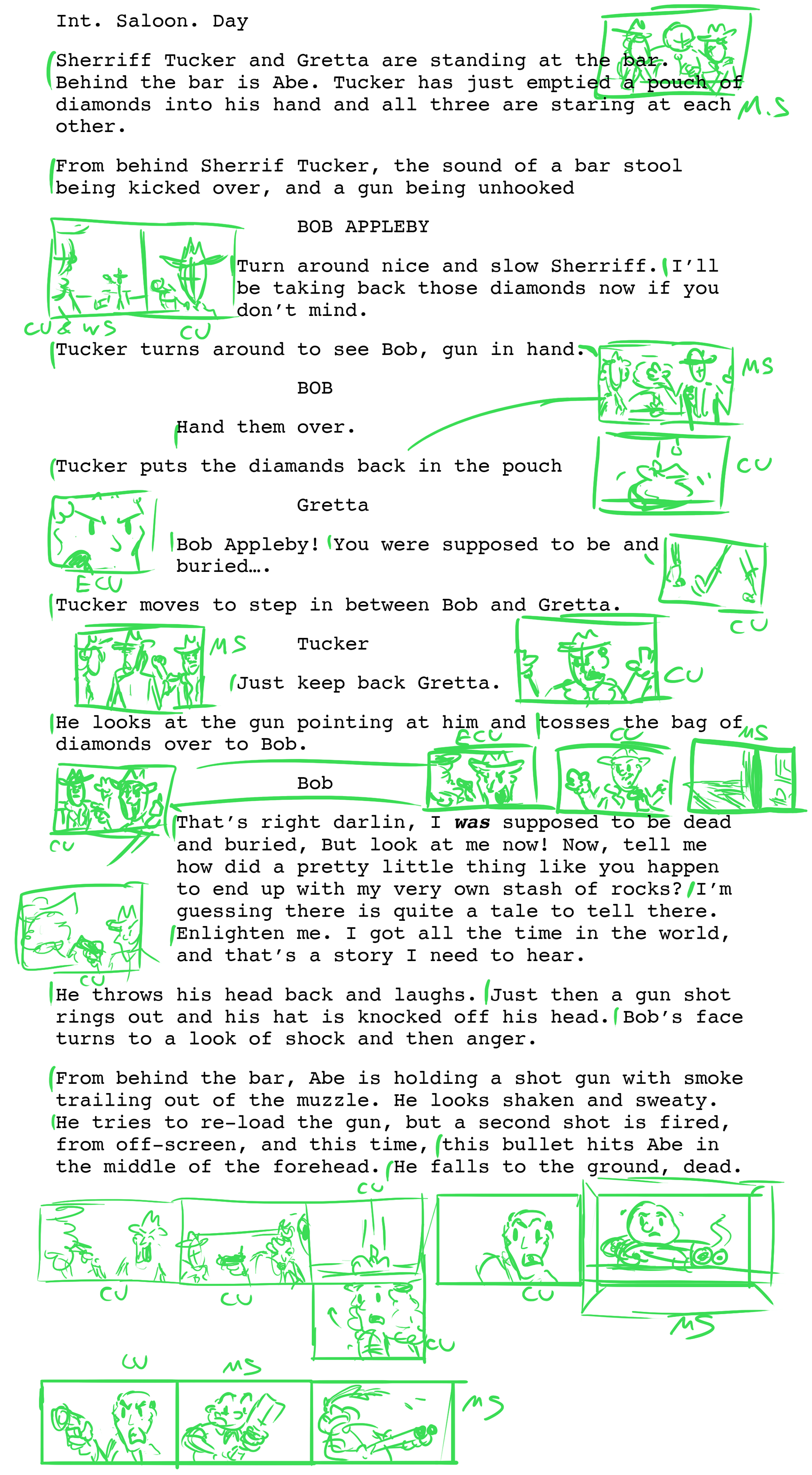 Working from the Script