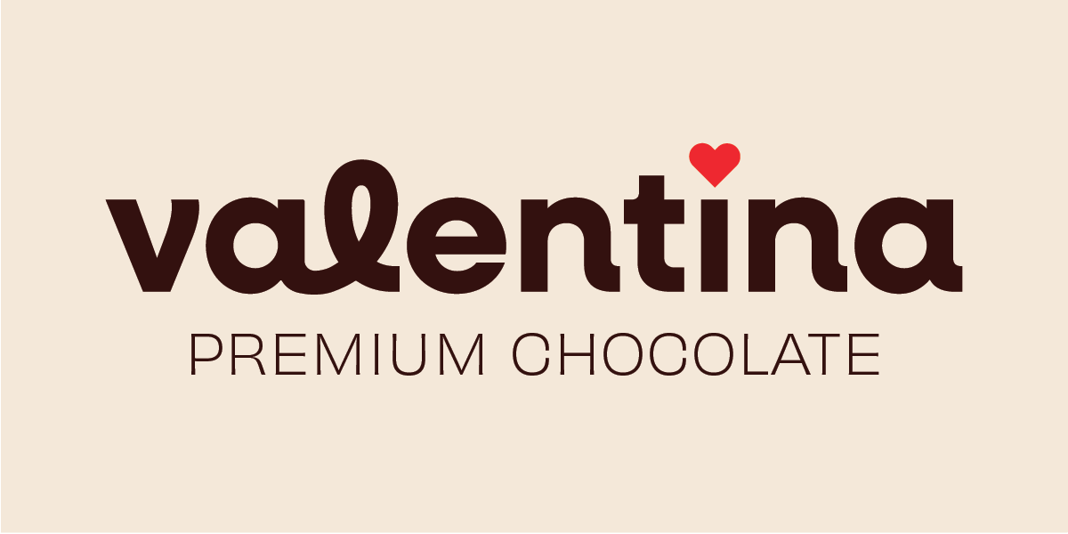 Valentina Chocolate's finalized wordmark.