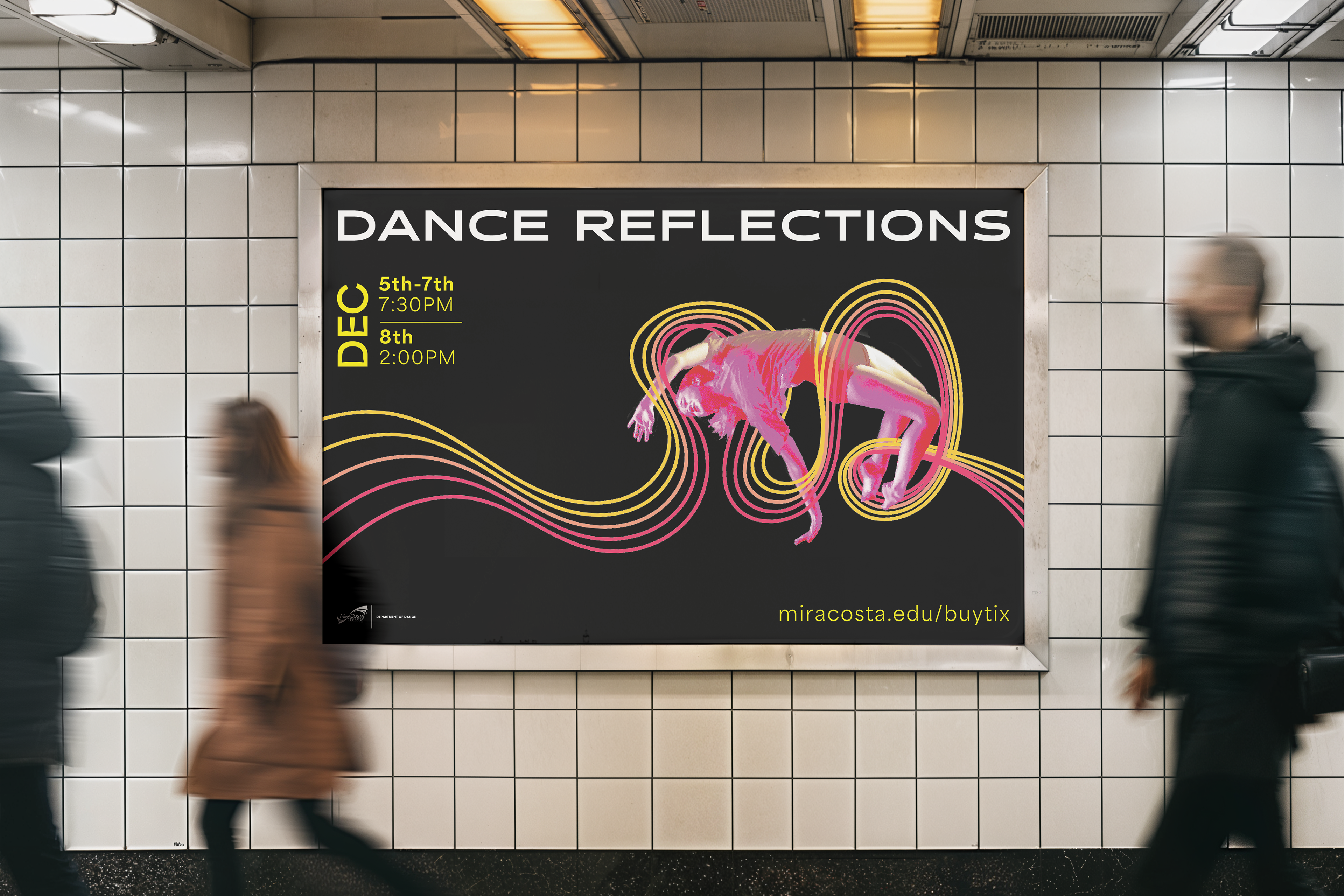 Billboard design utilizing postcard assets.
