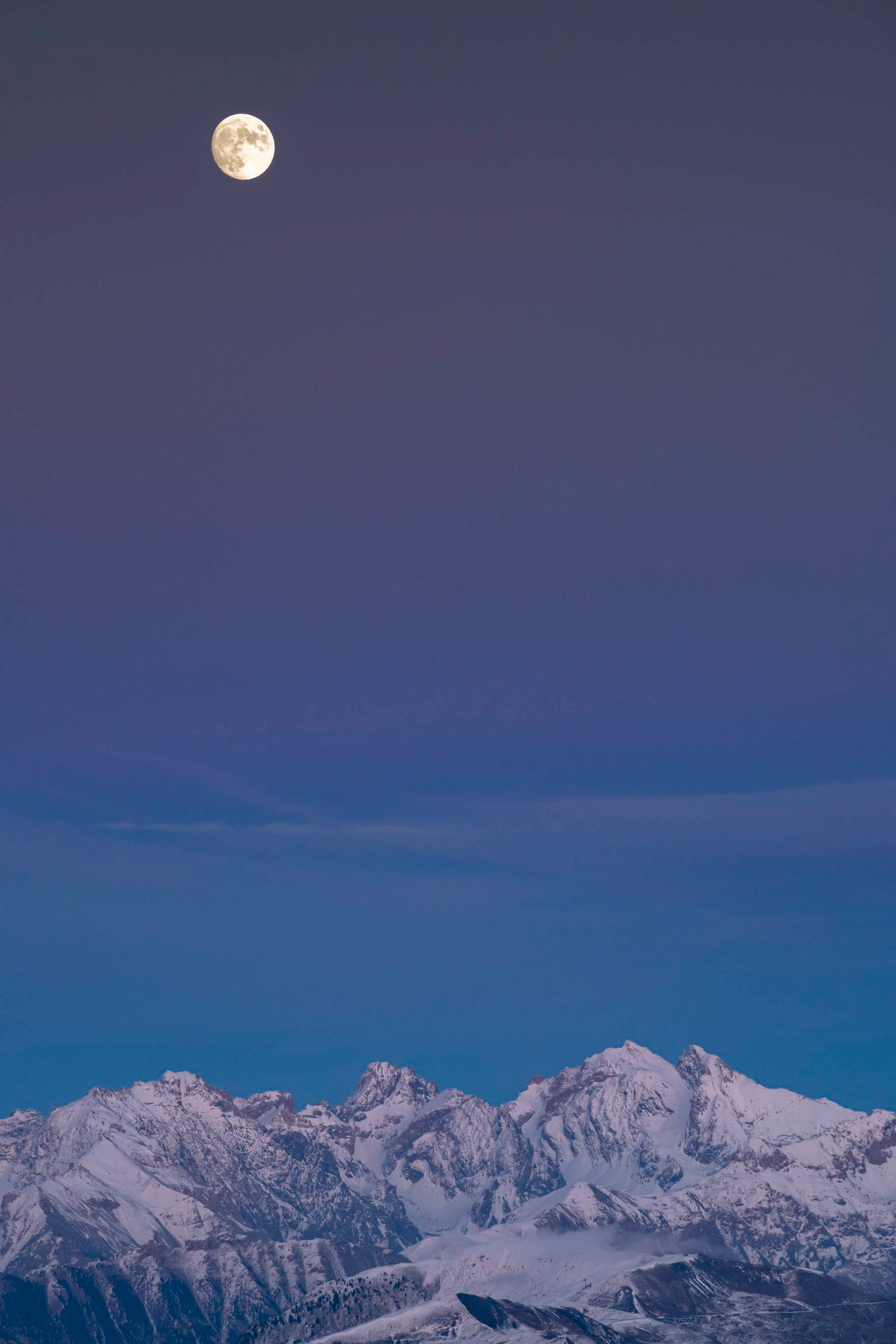 Pleine lune et la Saume
