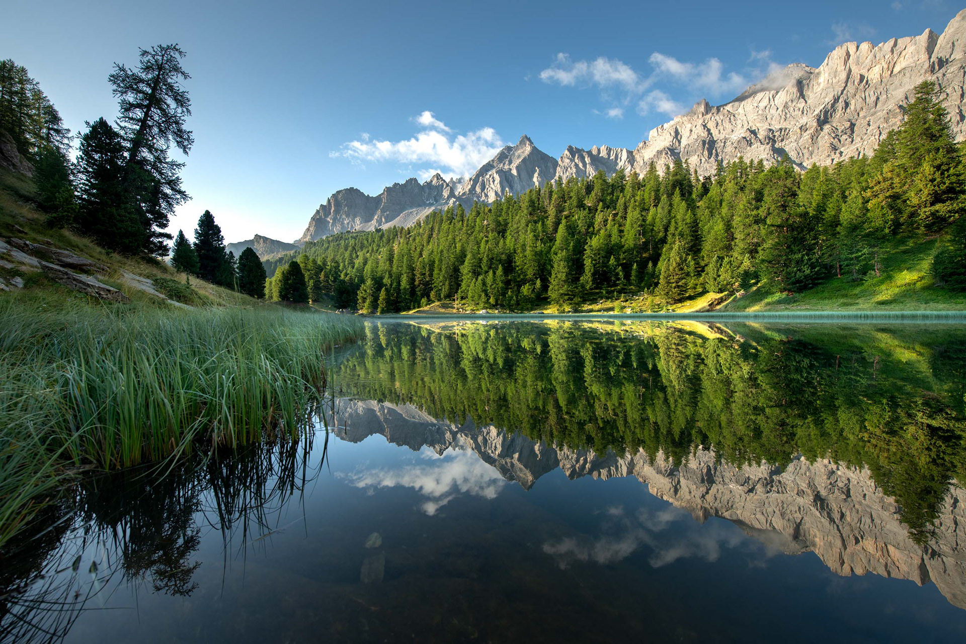 Lac miroir été Classique