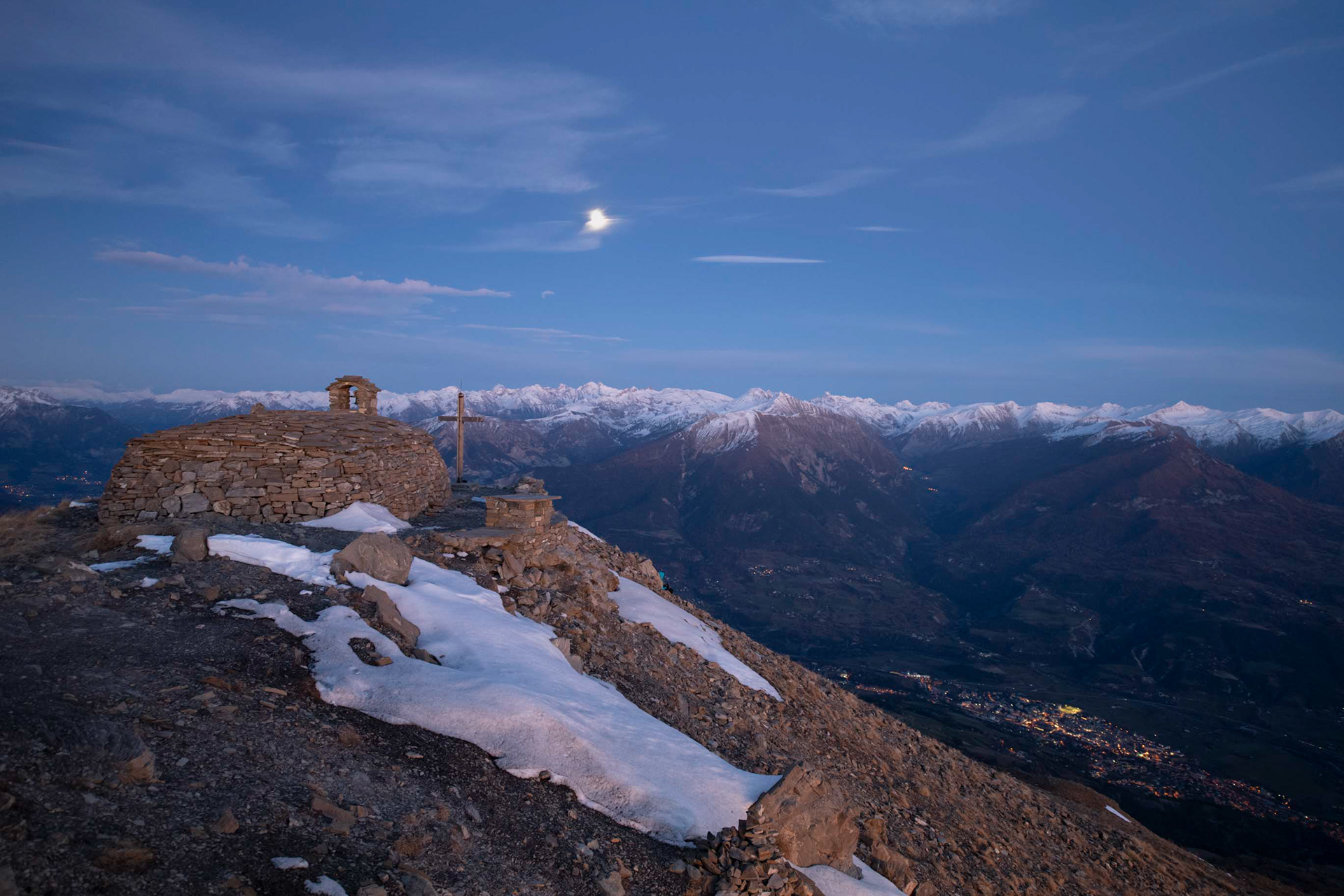 Chapelle du mont Guillaume et massif de la font sancte  - Queyras (2)
