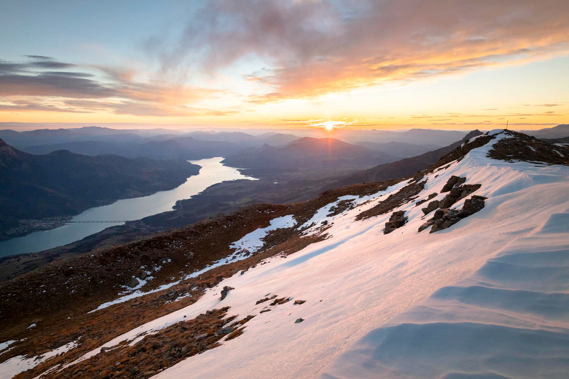 Serre-Ponçon depuis le Mont Guillaume