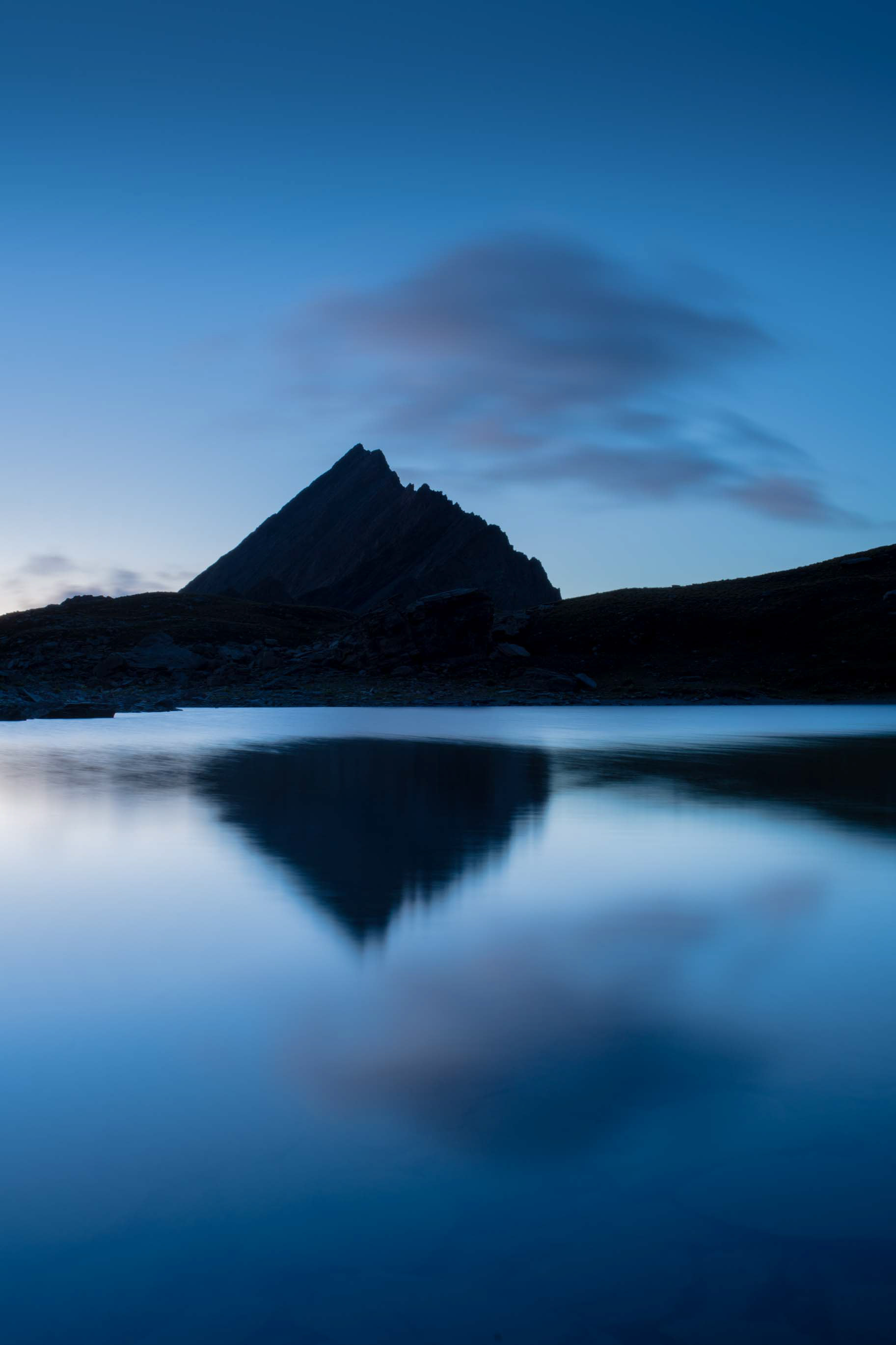 Taillante heure bleu - Queyras