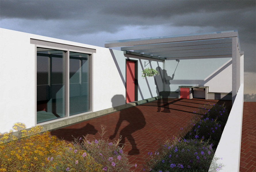 2022 Visualización 3D Proyecto de terraza. Cliente privado
