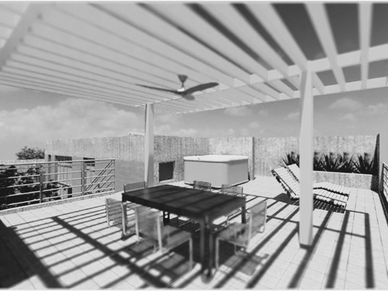 2021 Visualización 3D de trabajo. Casa en los Cabos. Colaboración con Arq. Xavier Hierro. (segunda versión)