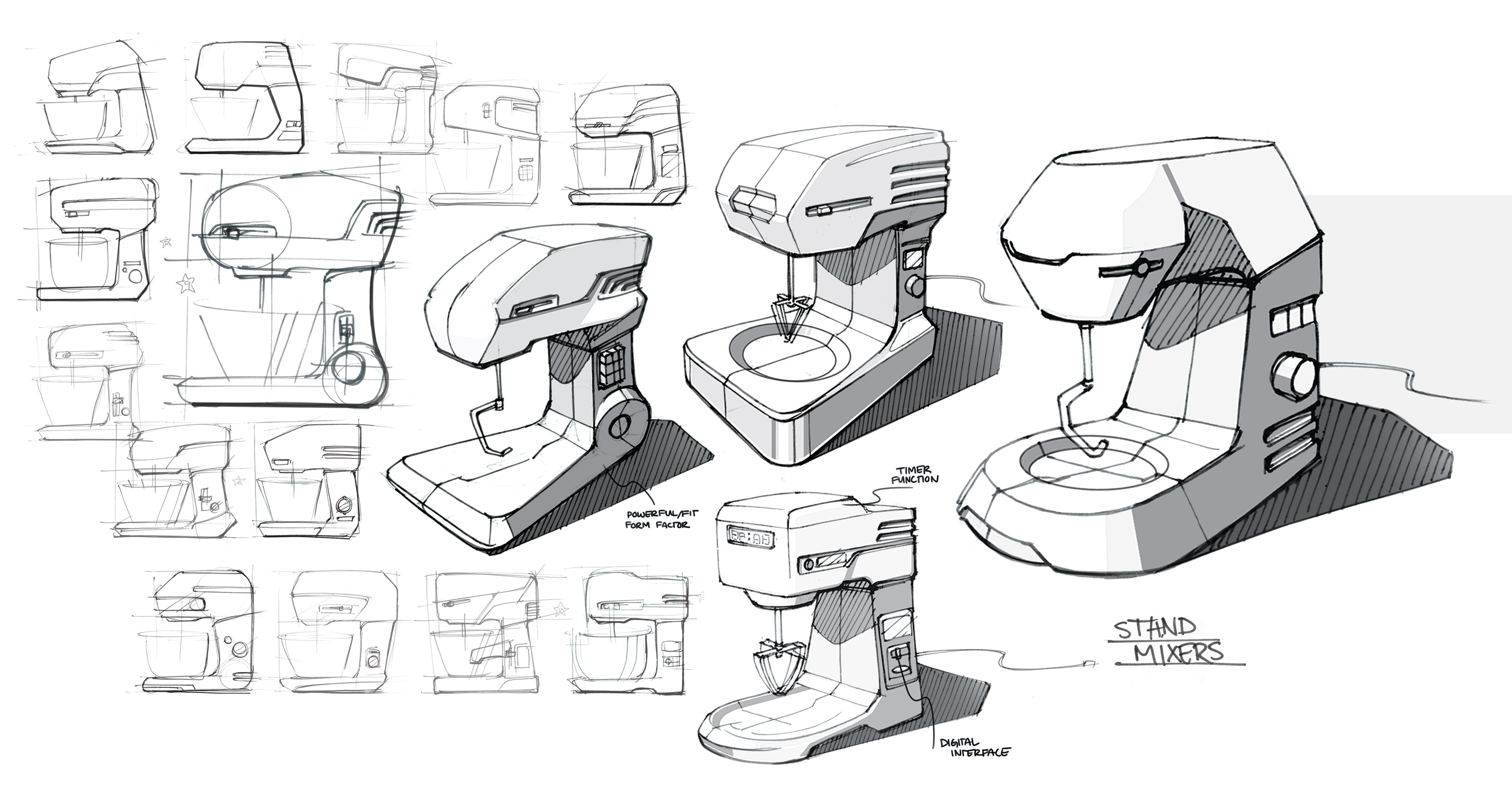 kitchen mixer drawing