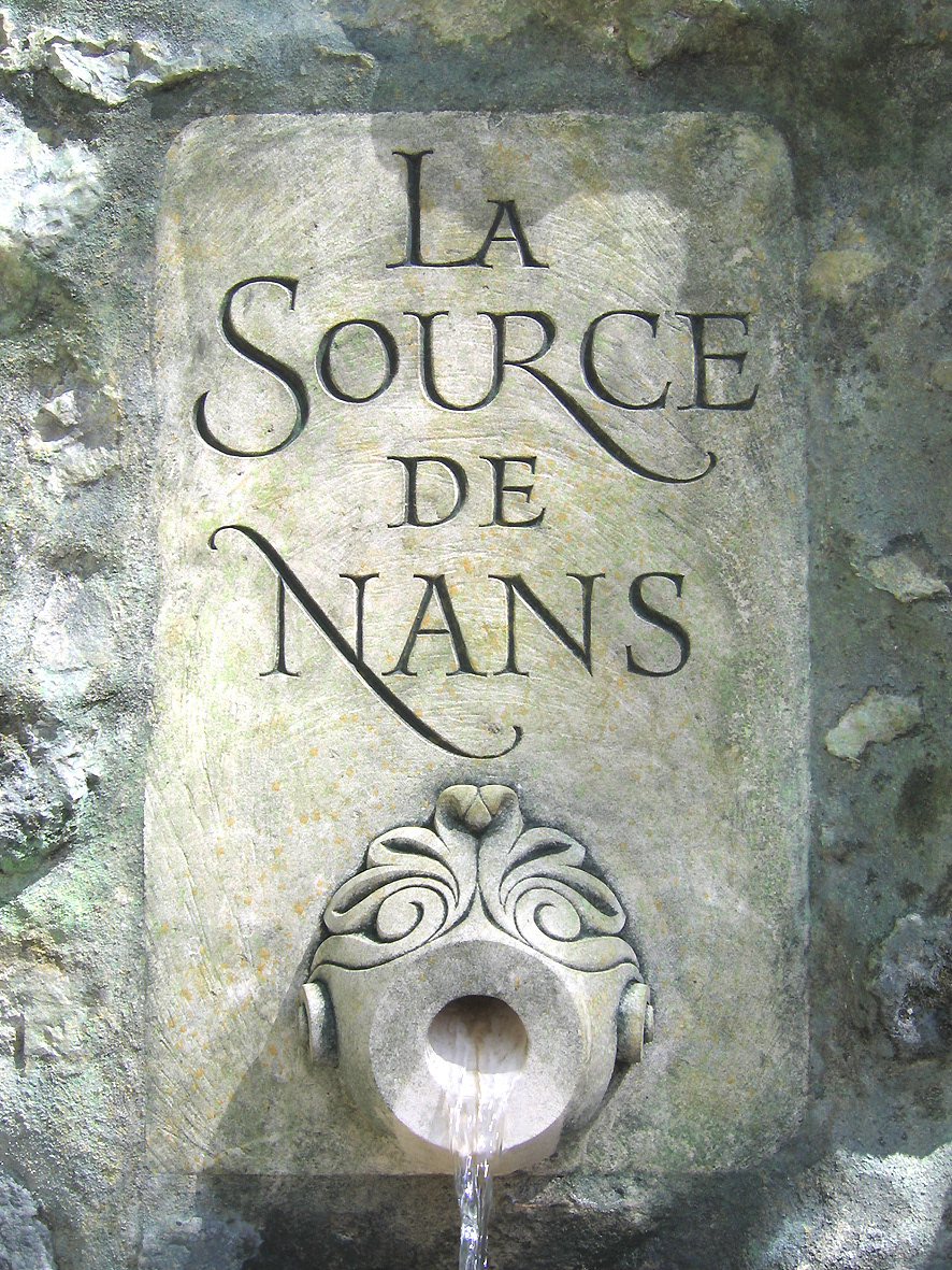 Restauration de la source de Nans à la Sainte-Baume dans le Var