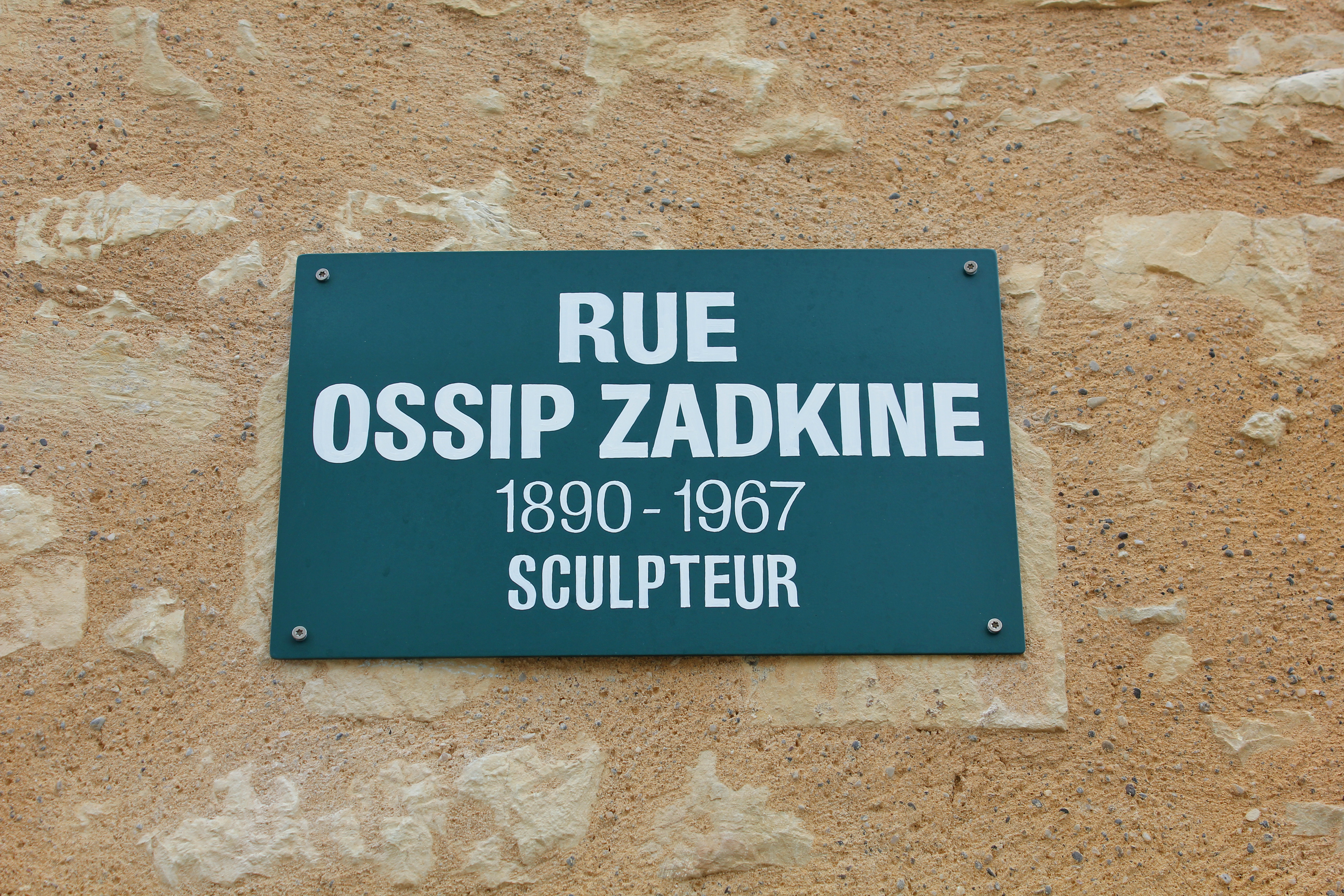 Plaques de rues