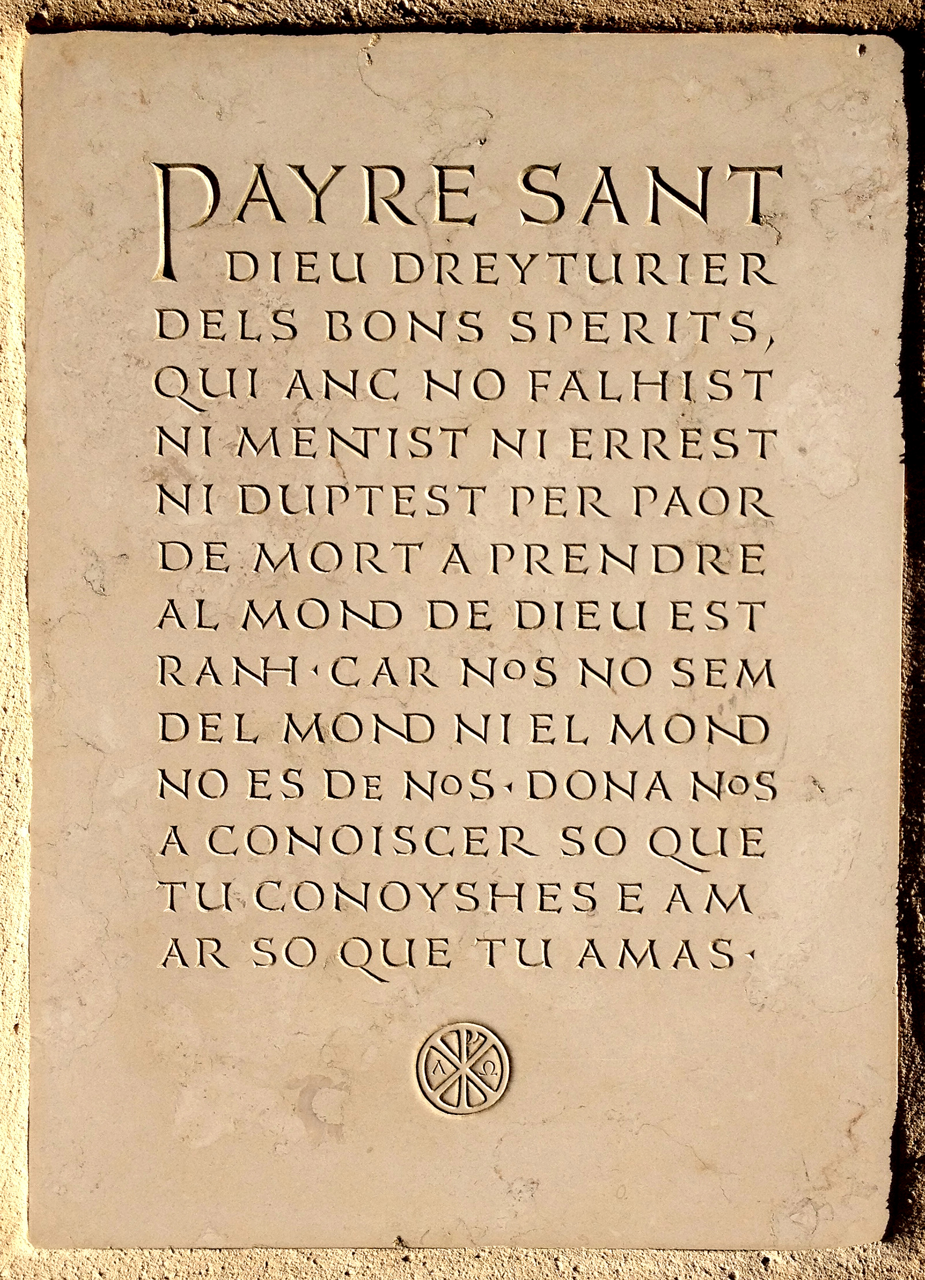 Prière cathare en Occitan