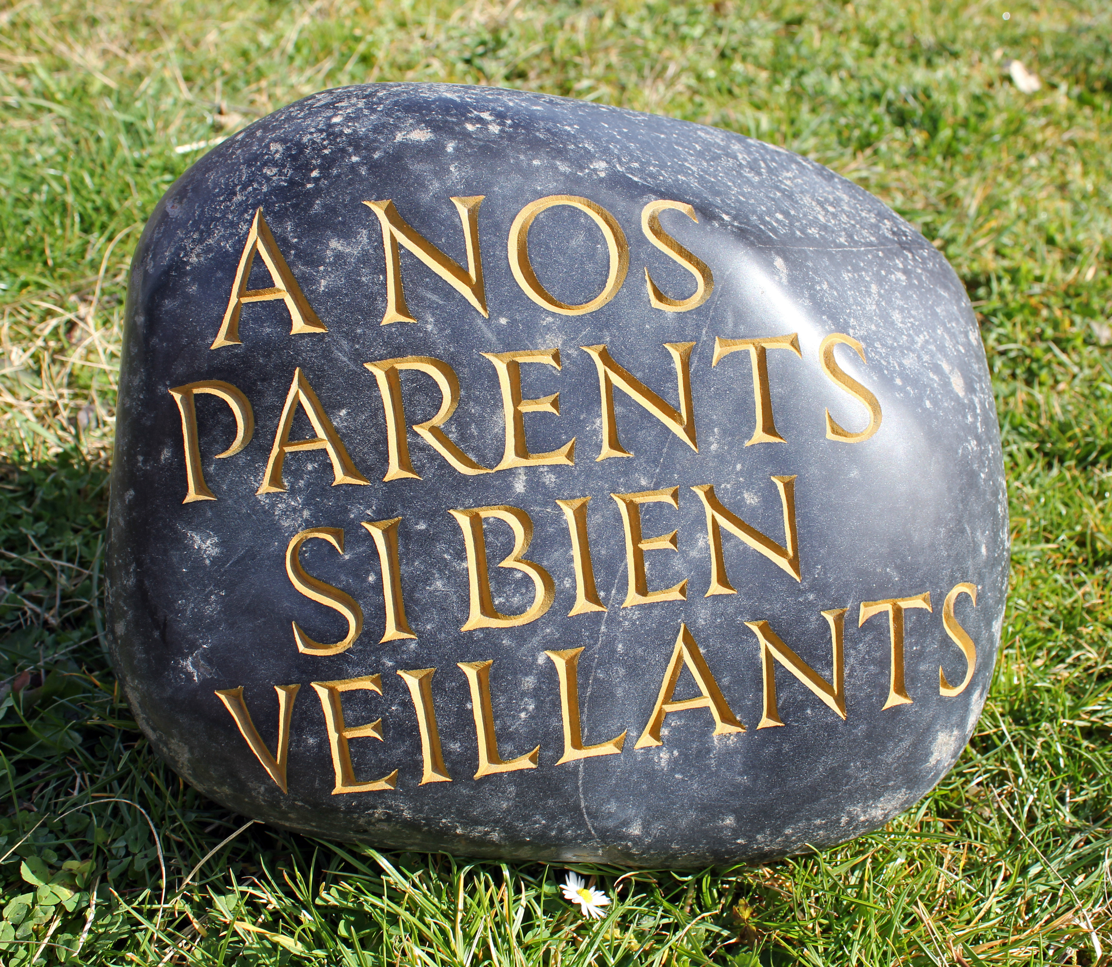 Galet d'ardoise des Pyrénées - 35 kg.