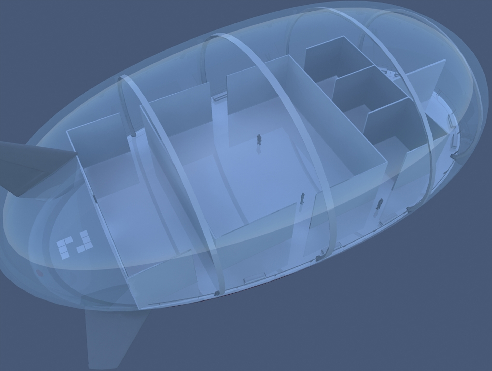 3D Render before the exhibition