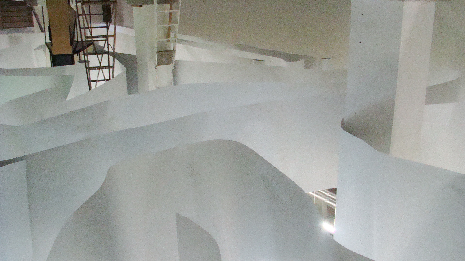 Labyrinth Installation view (upside down)