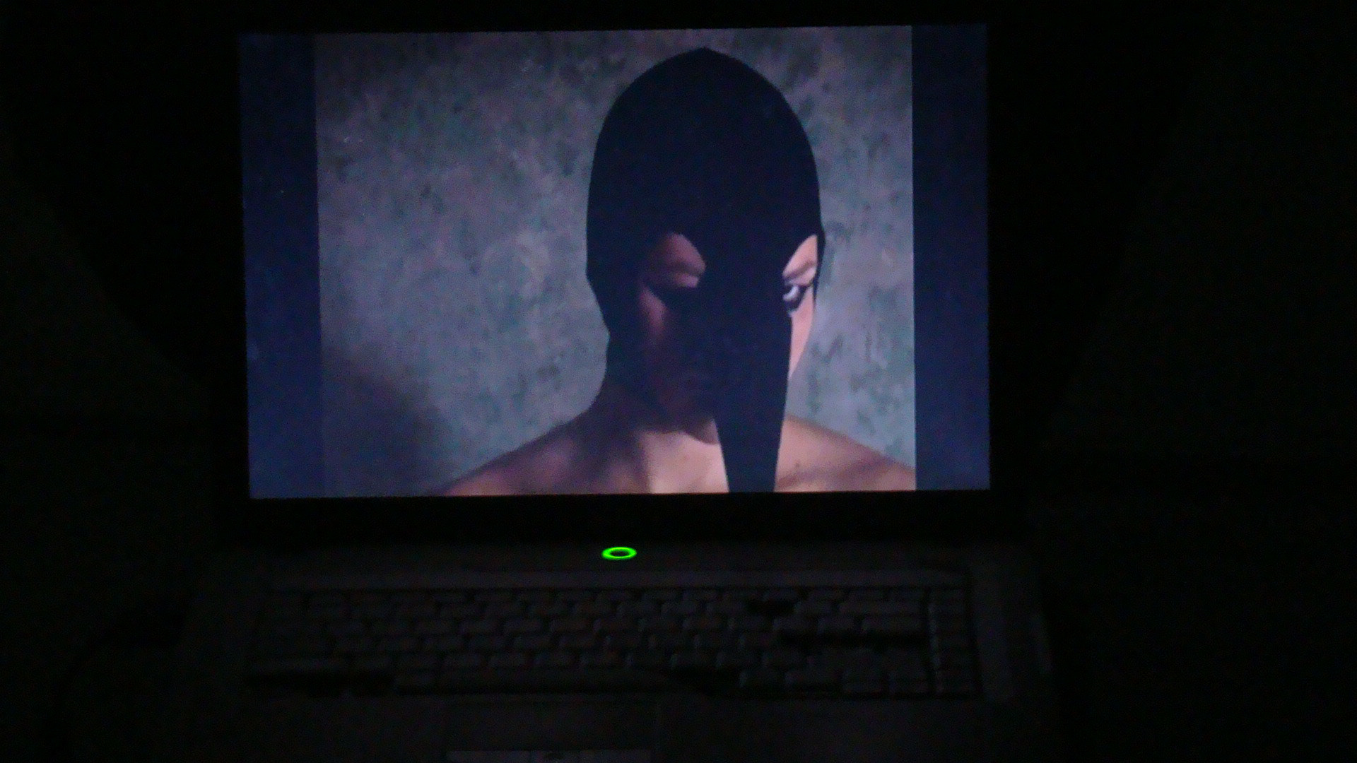 Exhibition view, Kate Krolle´s video