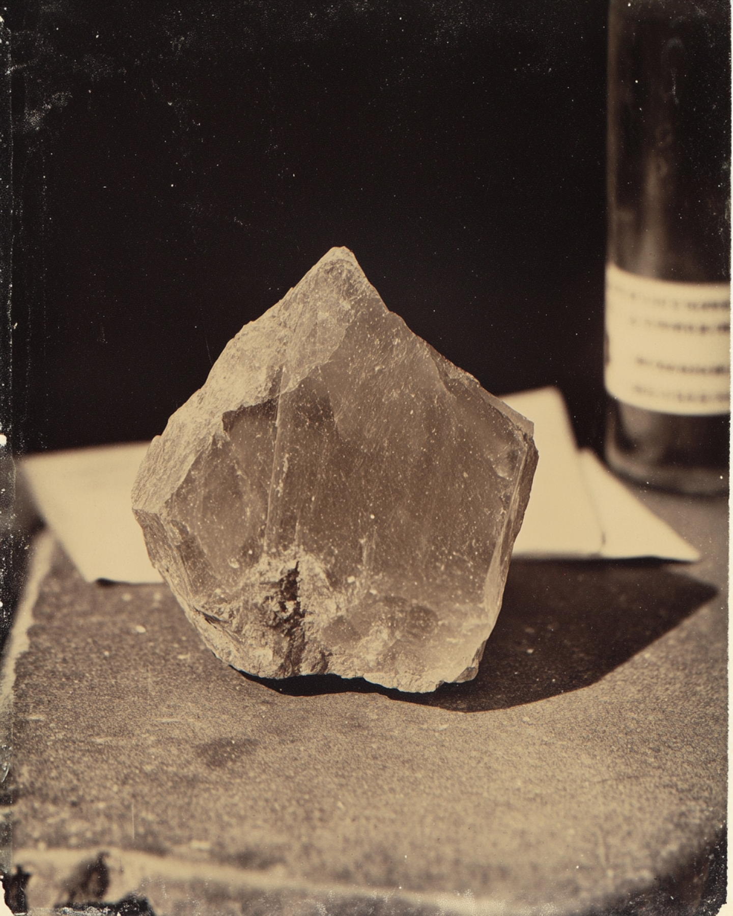 Muestra de Tierras raras en el laboratorio