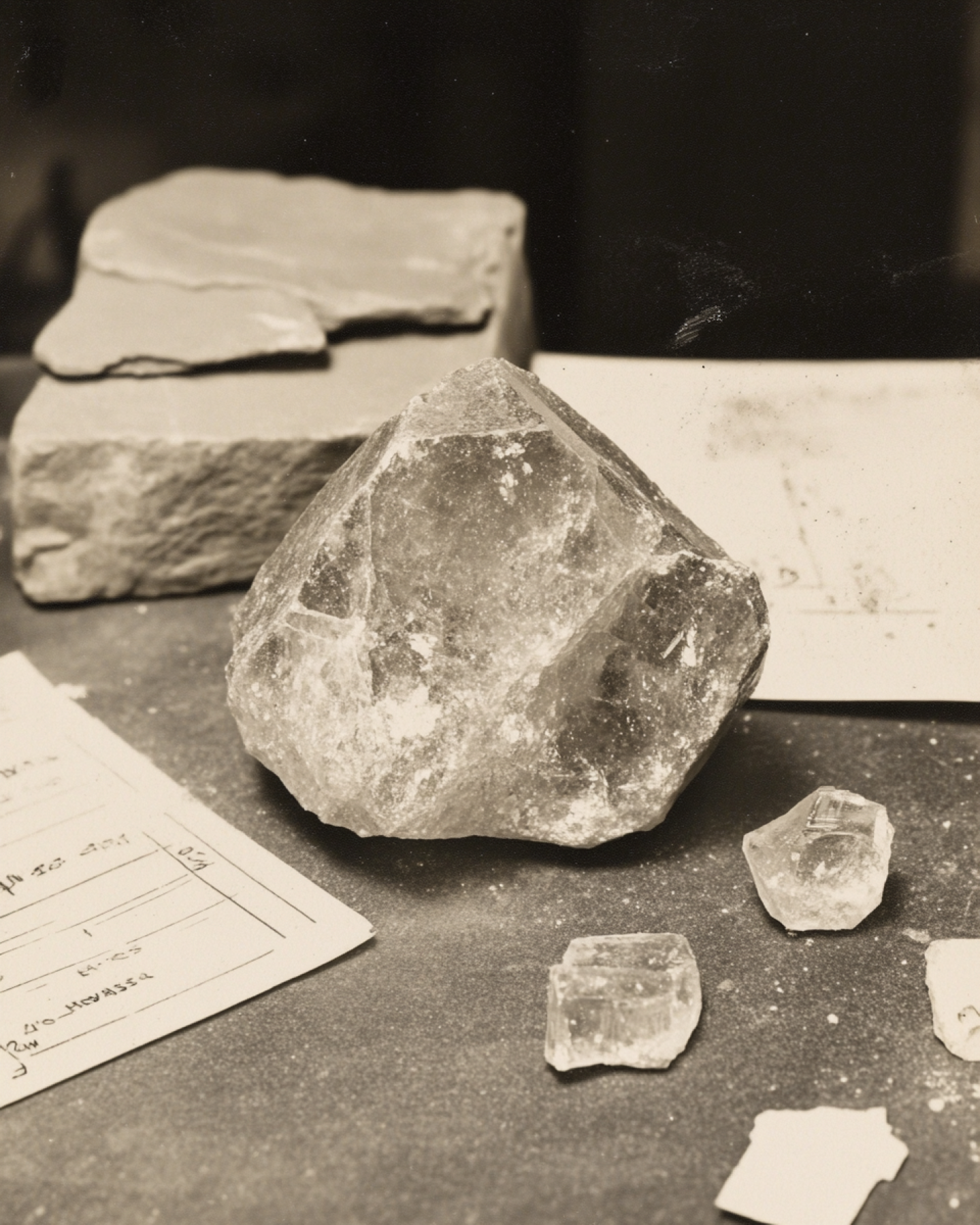 Muestra de Tierras raras en el laboratorio