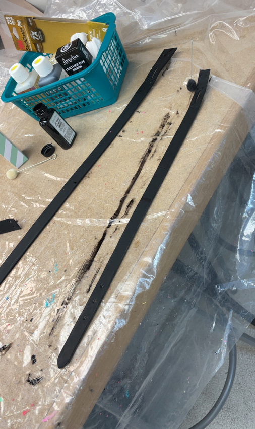 Staining the Leather