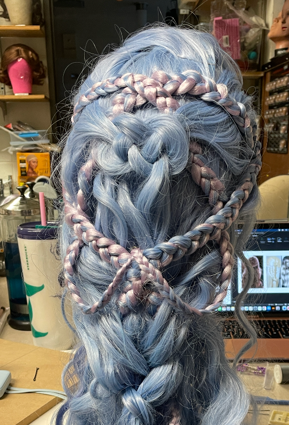Styling the braids