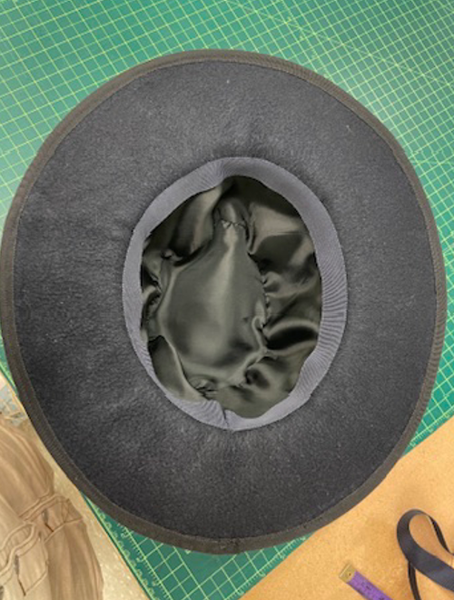 Inside of Finished Hat