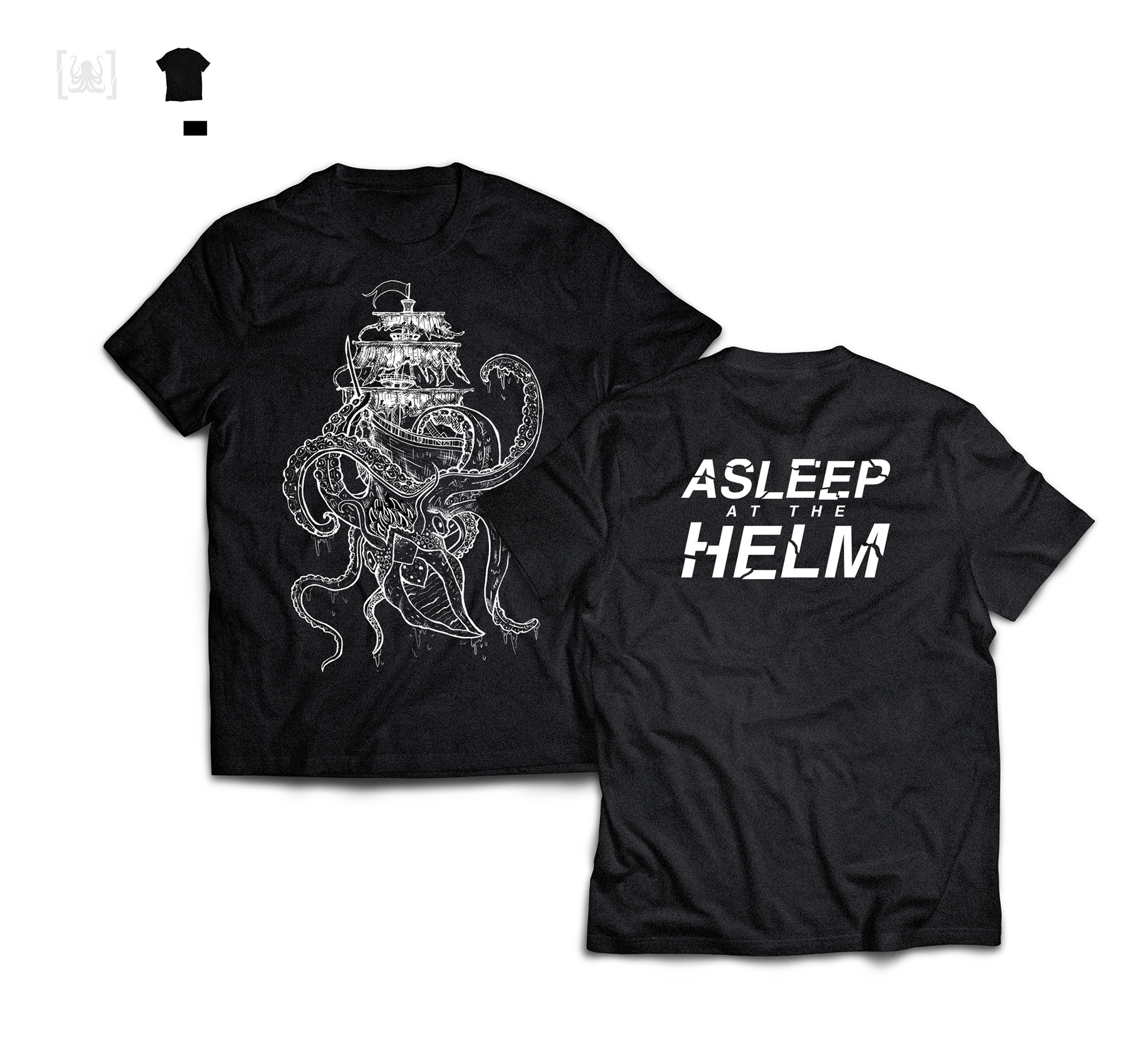 T-shirt design for Asleep at the Helm