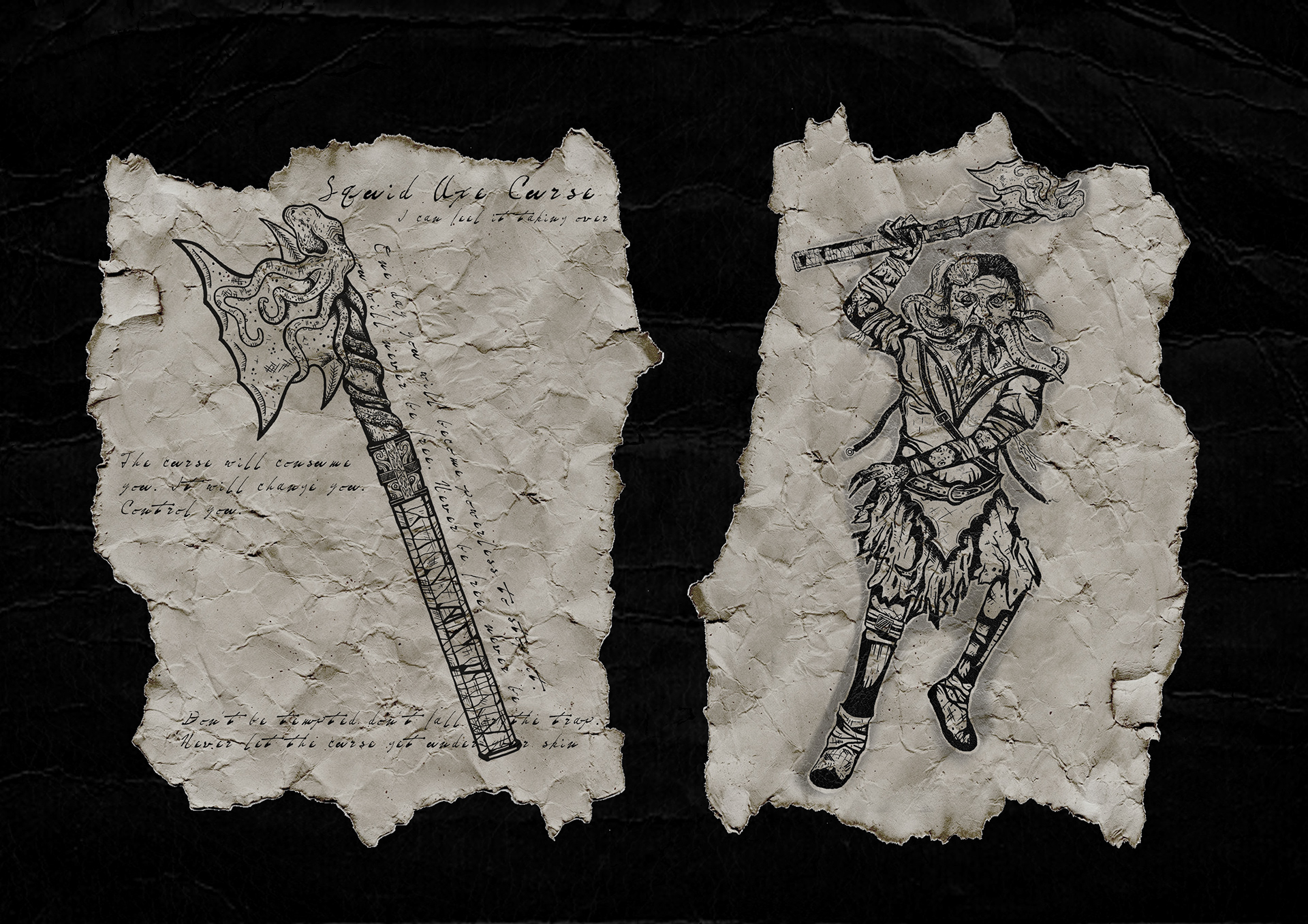 Axe and cursed subject