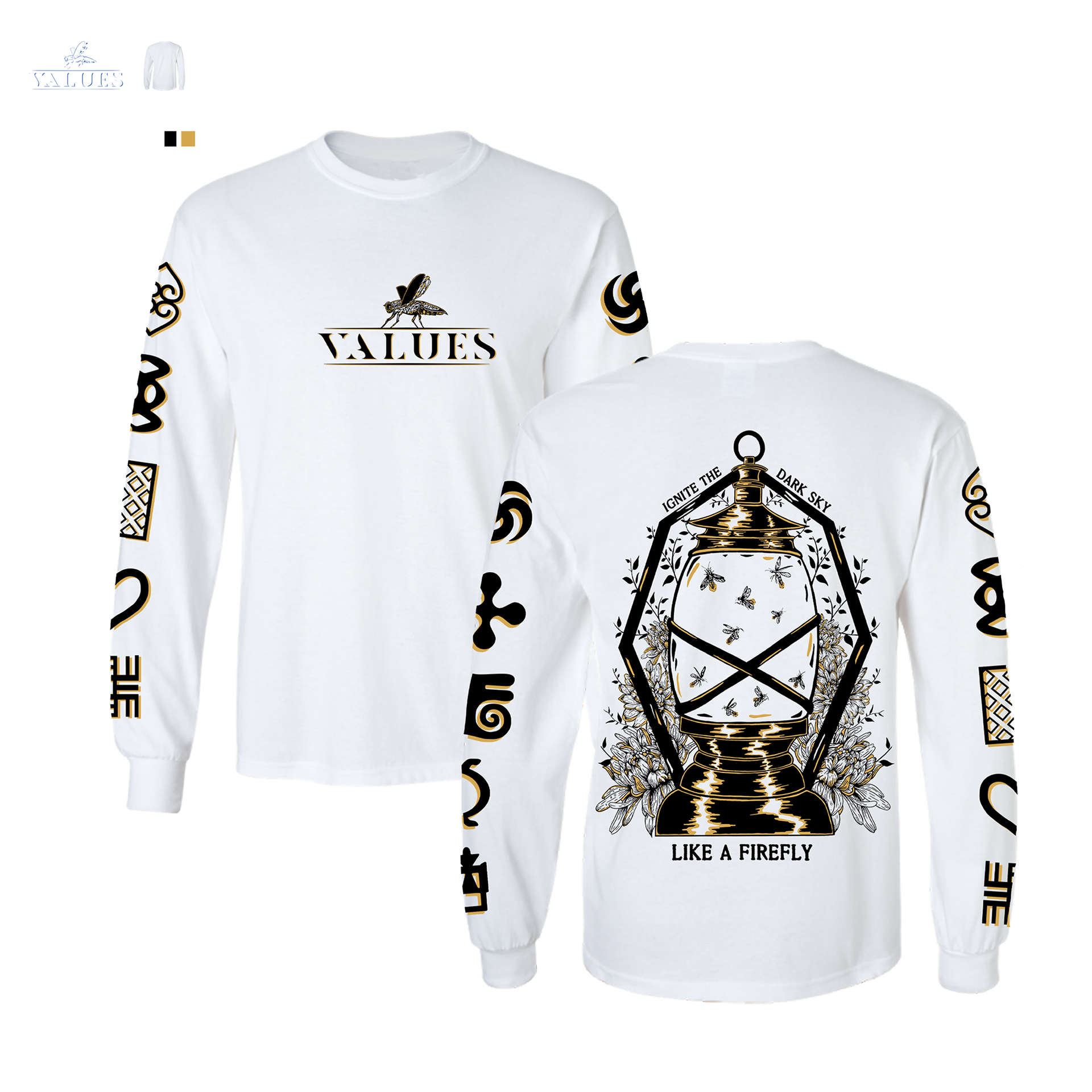 Longsleeve design for Values UK