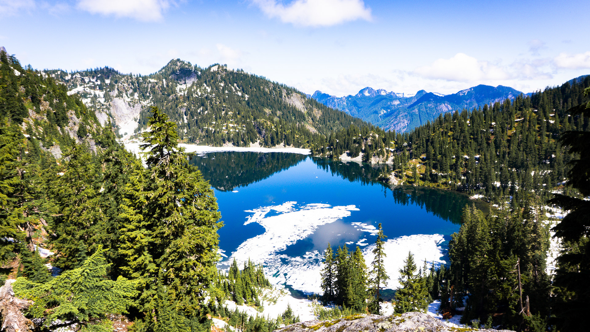 Snow Lake in King County, Washington