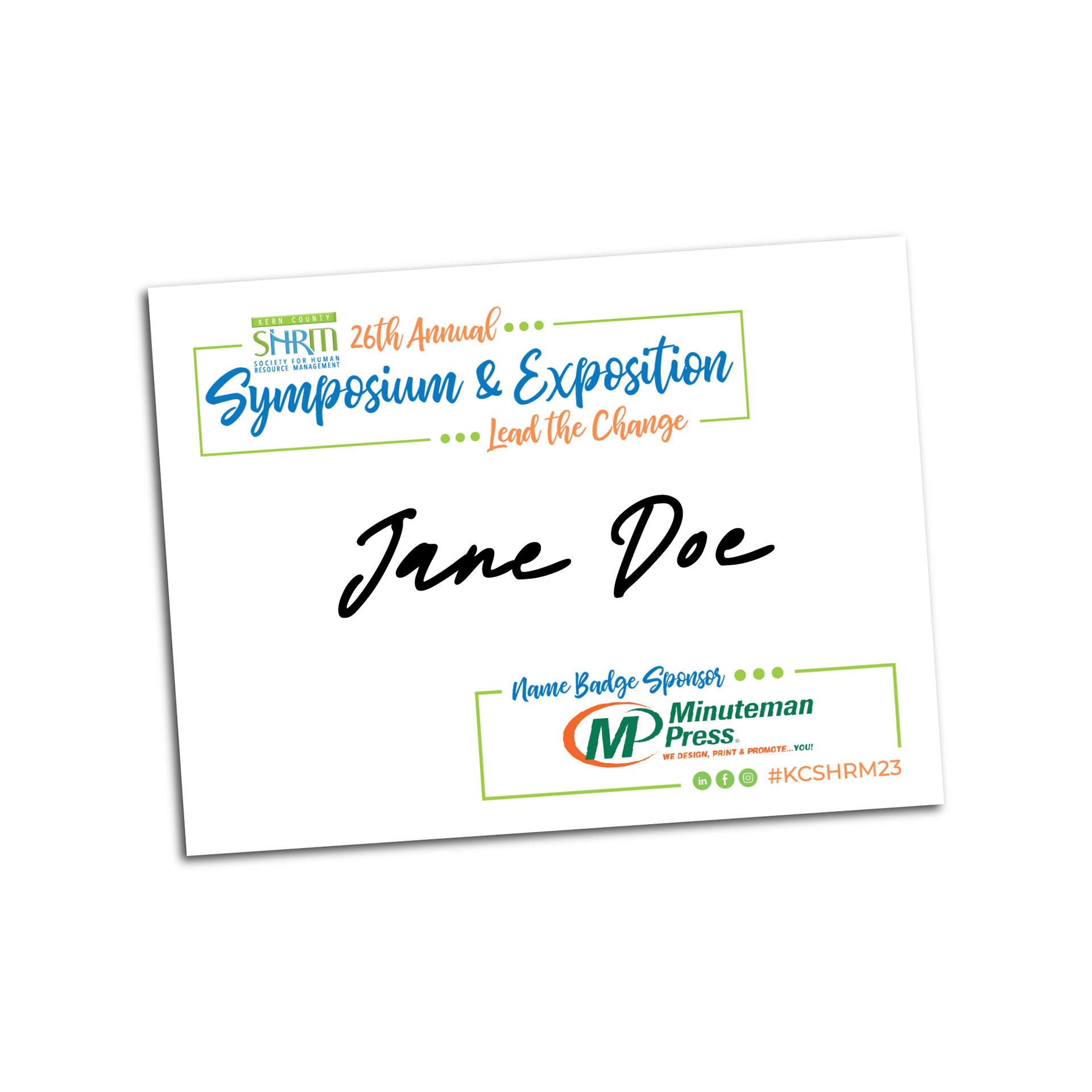 Name Badge Design