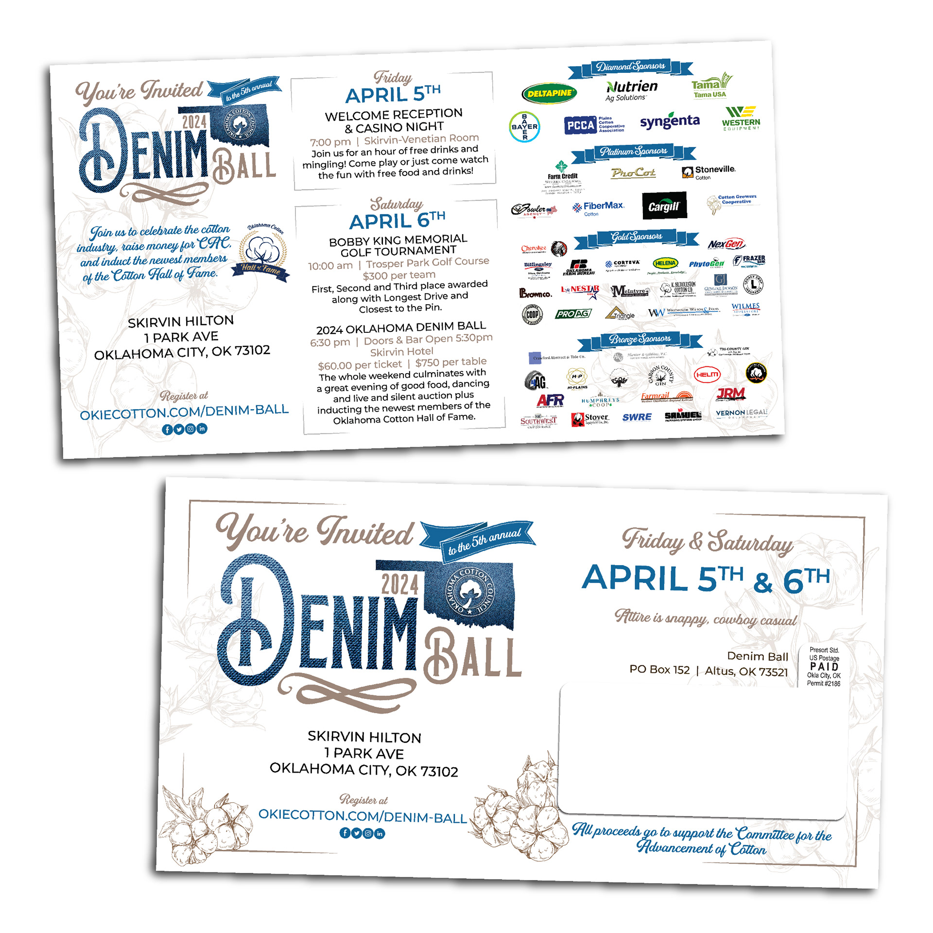 Invitation Postcard Design